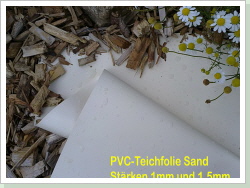 PVC Teichfolie Sand